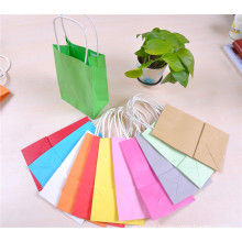 210*80*170mm Color Paper Shopping Bag with Handle